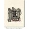Deep Red Stamps Window Planter Rubber Cling Stamp 3 x 3 inches